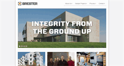Desktop Screenshot of bresterconstruction.com